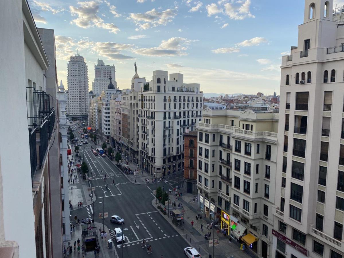 Apartamento Doble Exterior En La Gran Via #45 De Madrid 7-2 Luaran gambar